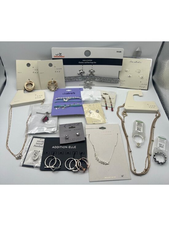 A New Day Jewelry - Womens Jewelry Lot Necklaces Rings Earrings A New Day Claires Lauren Conrad 16